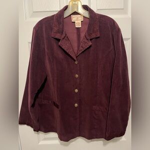 April Cornell Women's Burgundy Jacket